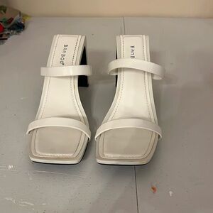 White block heels for sale!